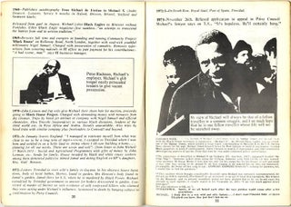 SOUVENIR PROGRAMME FOR THE OFFICIAL LYNCHING OF MICHAEL ABDUL MALIK with Poems, Stories, Sayings by the Condemned (+ poster).
