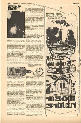 “Words” (2pp.) by Michael X in INTERNATIONAL TIMES #13 (London: May 19, 1967).