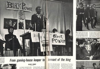 “Britain’s Black Powerhouse: Michael X” by David Knox in LIFE Atlantic Vol. 43, #8 (Amsterdam: Time-Life International, October 16, 1967).