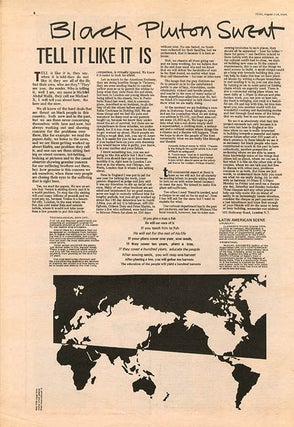 “Tell It Like It Is” in IT #61 (London: August 1, 1969).