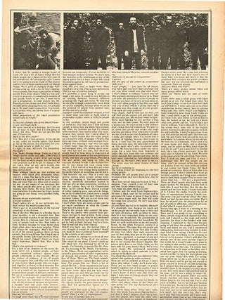 “Michael X: They Said Black People So I Guess That's Us”, a wide-ranging interview with Michael X (and Nigel Samuel) by Danne Hughes (3pp., photo-illustrated), in FRIENDS #5 (London: April 14, 1970).