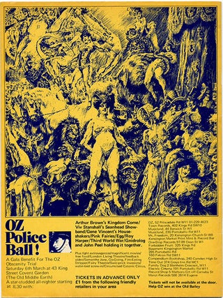 “Michael Xits” in OZ #33 (London: Oz Publications Ink Ltd., February 1971).