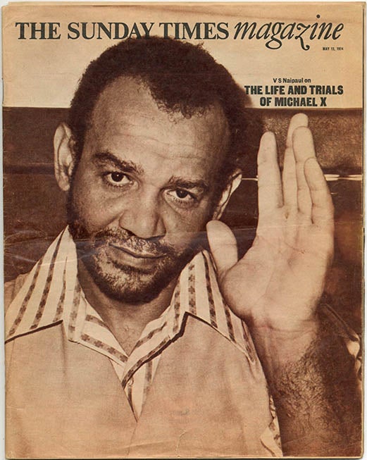 Item #39777 “The Killings in Trinidad”, front cover feature by VS Naipaul (15pp., photo-illustrated), in THE SUNDAY TIMES Magazine (London: May 12, 1974).