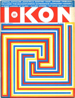 “The Dialectics of Liberation, A Conference”, a 4pp. report in IKON #4 (NY: October 26, 1967) + 2 other issues.