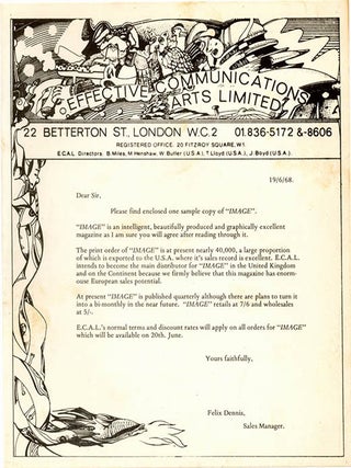 “Excerpts from the Dialectics Congress (London 1967), Transcript” (6pp.) in IMAGE Vol. 7, #1 (London: Spring 1968).