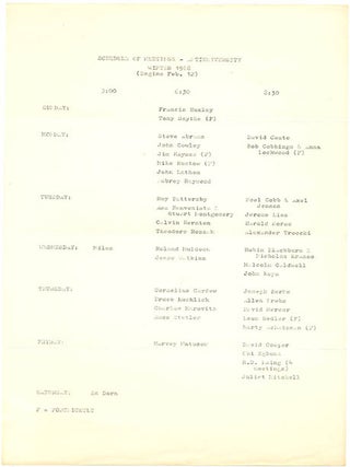 A group of thirteen flyers and documents issued by the Anti-University of London, most of them mimeographed, c. January - August, 1968.