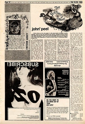 “Three Views on the Anti-University” from Harold Norse, Alexander Trocchi and Robert Tasher (of the The Badge Boutique in Notting Hill), in IT #26 (London: February 16, 1968).