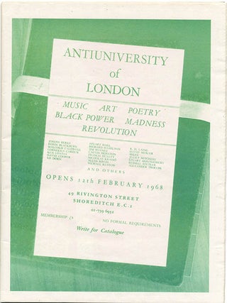 Item #39804 Antiuniversity of London - Antihistory Tabloid. Jakob JAKOBSEN