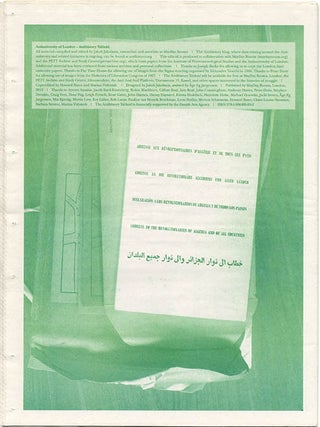 Antiuniversity of London - Antihistory Tabloid.