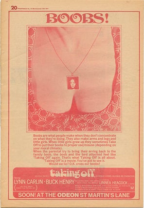 “Blow Up”, an extensive 3pp. cover story on the Angry Brigade, including a chronology and a photograph of Brixton Prison by Captain Snaps (Joe Stevens), in FRENDZ #10 (London: September 16, 1971).