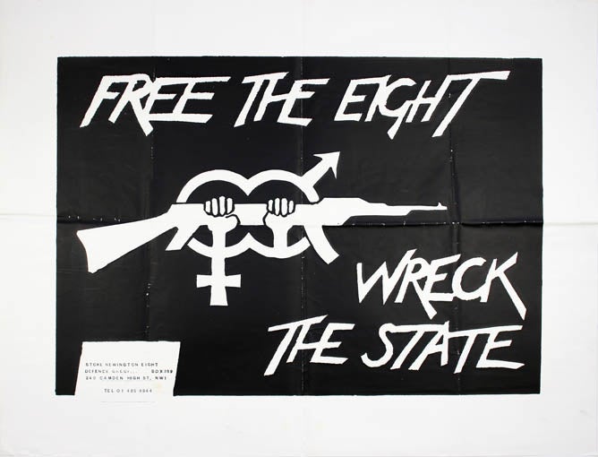 Item #39811 Free The Eight Wreck The State. ANGRY BRIGADE.