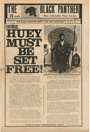Item #39820 The Black Panther Black Community News Service Volume I, #6 (Oakland, CA: November...