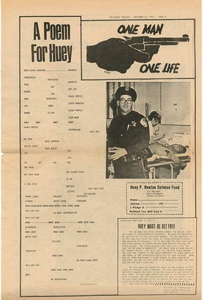 The Black Panther Black Community News Service Volume I, #6 (Oakland, CA: November 23, 1967).
