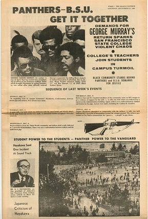 The Black Panther Black Community News Service Volume II, #18 (San Francisco, CA: December 21, 1968).