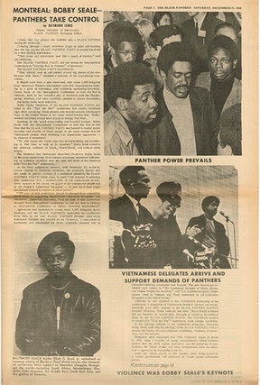 The Black Panther Black Community News Service Volume II, #18 (San Francisco, CA: December 21, 1968).