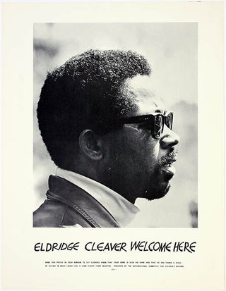 Item #39825 Eldridge Cleaver Welcome Here. BLACK PANTHER PARTY