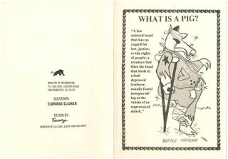 Item #39830 What Is A Pig? BLACK PANTHER PARTY