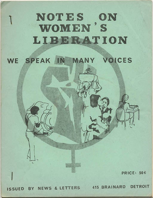 Item #39844 Notes on Women’s Liberation: We Speak in Many Voices. FEMINISM.