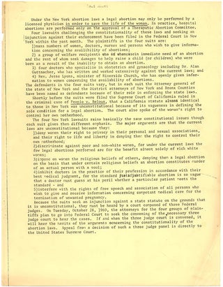 Columbia Women’s Liberation, c. 1970.