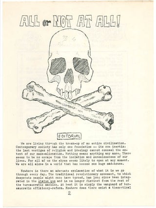 HEATWAVE #2 (London: self-published, October 1966).
