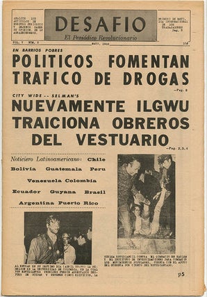 “Peace and Freedom Party Grows” in CHALLENGE The Revolutionary Newspaper Vol. V, #2 (NY: Progressive Labor Party, May 1968).