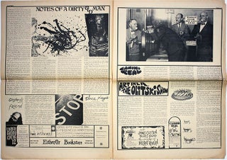 “A Vote for Revolution”, a front cover story by John Bryan (and others) on the Peace and Freedom Party rally held in Elysian Park, featuring speakers Eldridge Cleaver and Dick Gregory, in OPEN CITY Weekly Review of the Los Angeles Renaissance #64 (LA: August 9, 1968).