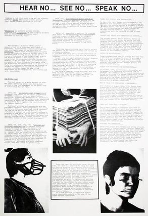 Item #39864 A set of seven posters protesting the implementation of Berufsverbot, the German...