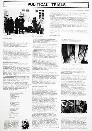 A set of seven posters protesting the implementation of Berufsverbot, the German state’s response to the actions of the Red Army Faction.