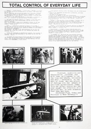 A set of seven posters protesting the implementation of Berufsverbot, the German state’s response to the actions of the Red Army Faction.