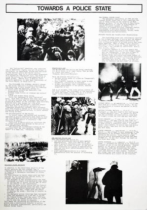 A set of seven posters protesting the implementation of Berufsverbot, the German state’s response to the actions of the Red Army Faction.