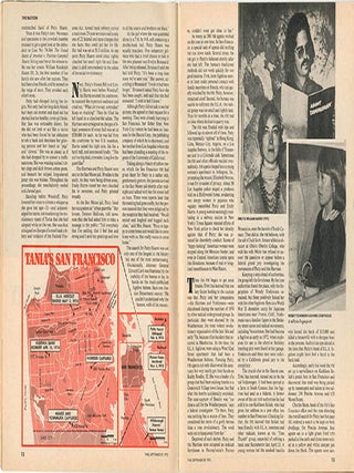 A group of 6 contemporary periodicals, each one with a front cover feature devoted to Patty Hearst and/or the SLA.
