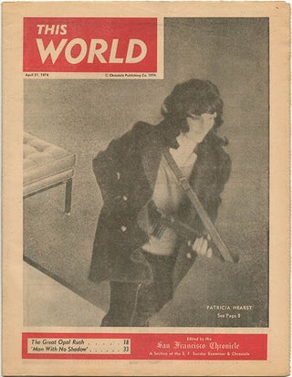A group of 6 contemporary periodicals, each one with a front cover feature devoted to Patty Hearst and/or the SLA.