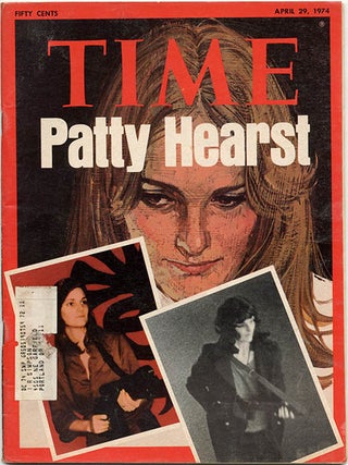 A group of 6 contemporary periodicals, each one with a front cover feature devoted to Patty Hearst and/or the SLA.