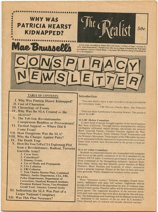 A group of 6 contemporary periodicals, each one with a front cover feature devoted to Patty Hearst and/or the SLA.