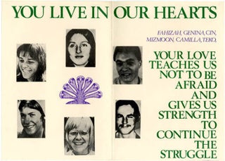 Item #39869 You Live In Our Hearts. SYMBIONESE LIBERATION ARMY