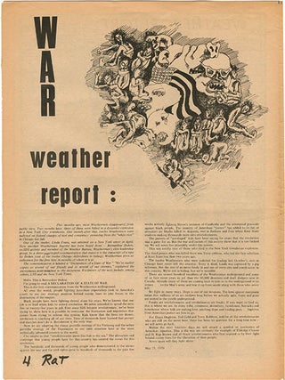 “A Declaration of A State of War” by Bernardine Dohrn in RAT (NYC: R.A.T. Publications, June 5, 1970).