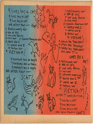 “A Declaration of A State of War” by Bernardine Dohrn in RAT (NYC: R.A.T. Publications, June 5, 1970).