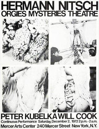 Item #39923 Orgies Mysteries Theatre: Peter Kubelka Will Cook. Hermann NITSCH