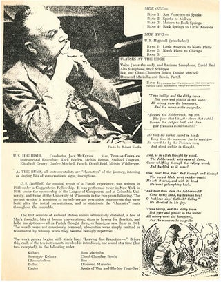 U.S. Highball (1943); Ulysses At The Edge (1955); O Frabjous Day! (1954).