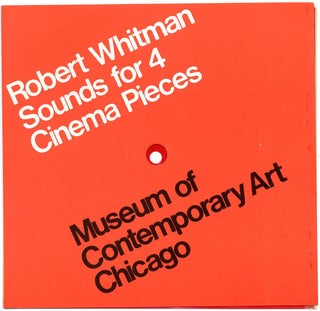 Item #39946 Sounds for 4 Cinema Pieces. Robert WHITMAN