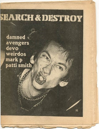 SEARCH & DESTROY: New Wave Cultural Research #2, 3, 4, 6, 8, and 11 (SF: 1977-1979).