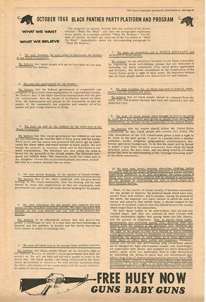 The Black Panther Black Community News Service Volume II, #12-14 (San Francisco, CA: November 16, 1968).
