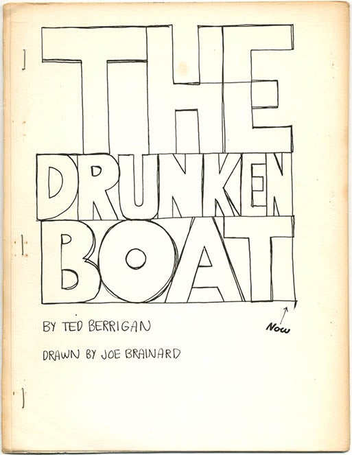Item #40010 The Drunken Boat. Ted BERRIGAN.