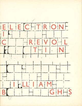 Item #40020 Electronic Revolution. William S. BURROUGHS