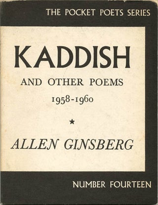 Item #40030 Kaddish and Other Poems 1958-1960. Allen GINSBERG