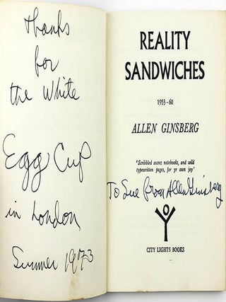 Reality Sandwiches 1953-60 + Autograph Postcard Signed.