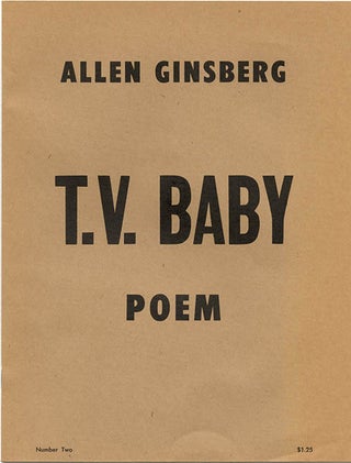 Item #40034 T.V. Baby Poem. Allen GINSBERG