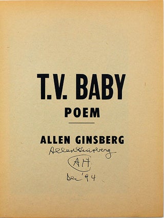 T.V. Baby Poem.