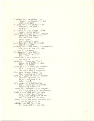 Toward New Year’s Eve 1979.