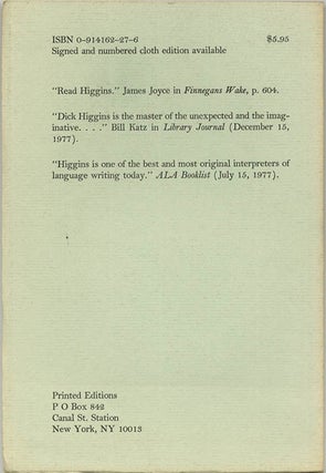 The Epickall Quest of the Brothers Dichtung and Other Outrages.